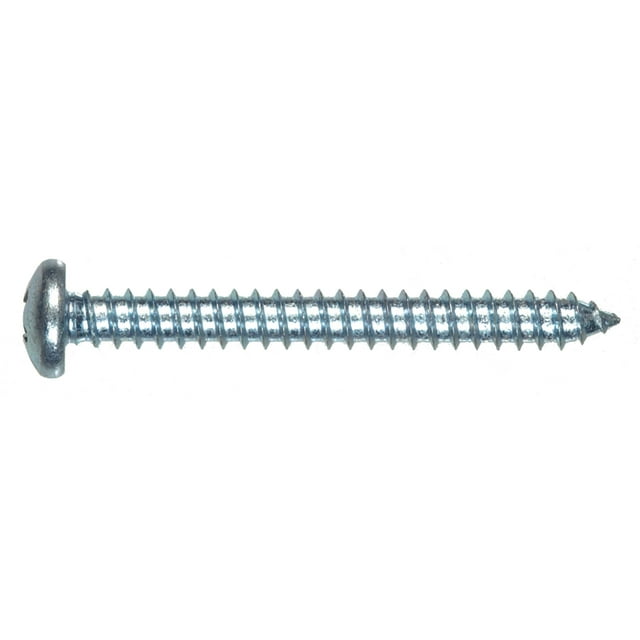 Tornillo para chapa Hillman, 8 x 2,5 cm, cabeza plana