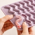 thumbnail image 5 of JuDWoC Gothic Worm Silicone Mold 16 Cavity Gummy Candy Tray 8.66 Inch Food Grade Non Stick Fondant Decorating Form Reusable Detailed Crafting Base for Handmade Soap Chocolate, 5 of 8