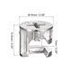 thumbnail image 2 of Leva Bloqueo Tuerca para Muebles, 24uds 15x13,5mm Junta Conector Bloqueo Tuercas Muebles Conexión Leva Montajes, 2 of 5