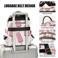 thumbnail image 3 of FORMRS Mini Backpack Purse for Women Travel Daypack Casual Shoulder Bag, Pink Ice Cream, 3 of 7