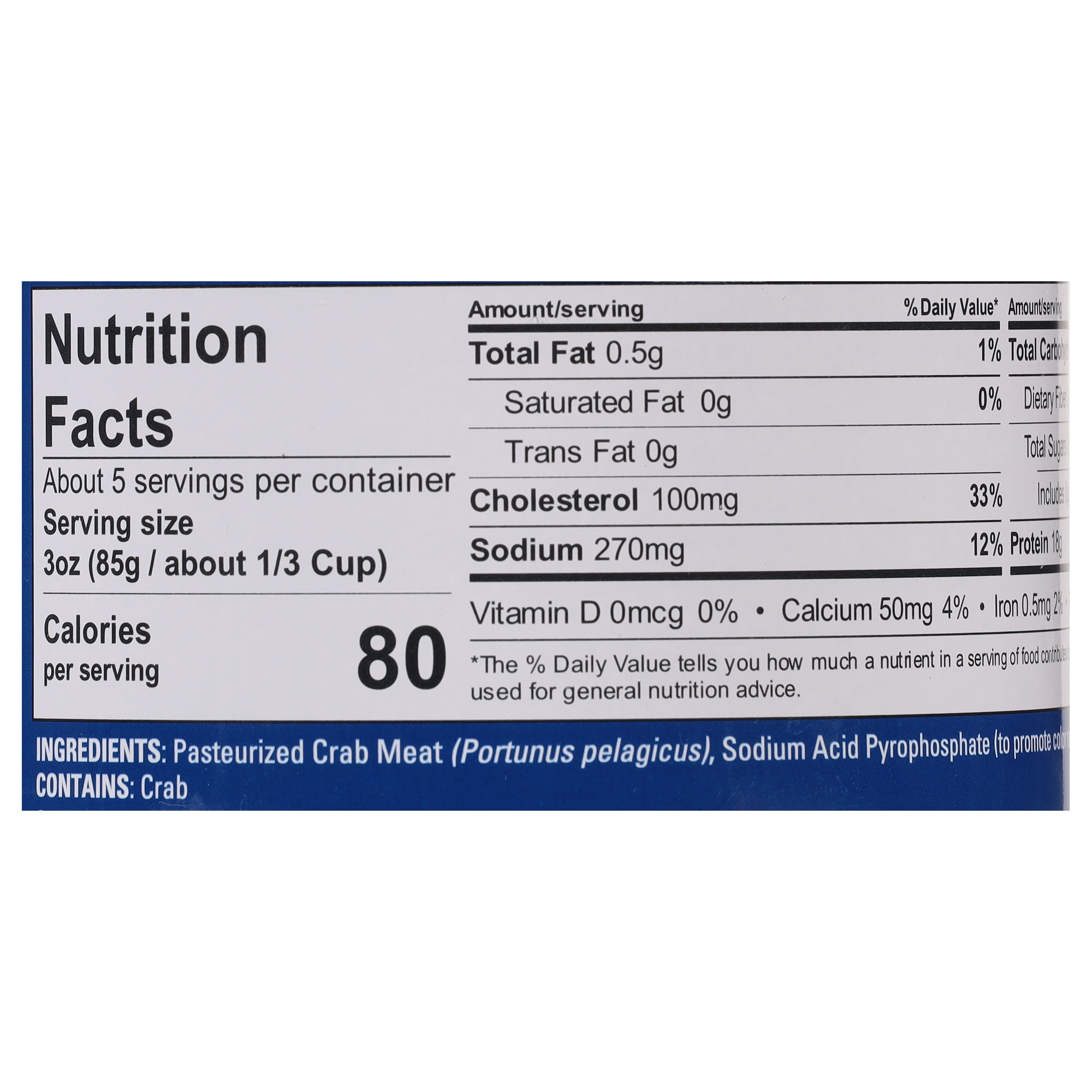 Chicken of the Sea Premium Crab Meat, Lump, 16oz Can