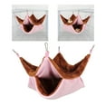 thumbnail image 3 of Hamaca de dos niveles para litera, hamaca para petauros del azúcar, accesorios para jaulas de cobayas Rosado, 3 of 9