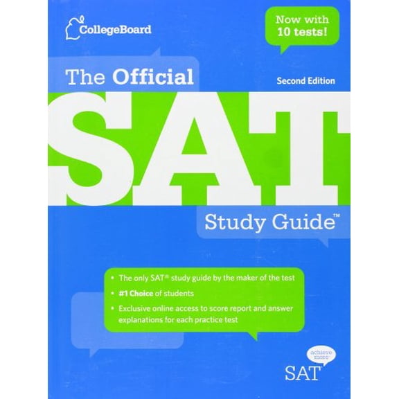 Pre-Owned The Official SAT Study Guide, 9780874478525, 0874478529, Paperback, 2 edition