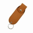 thumbnail image 2 of Miniature Pepper Sprays Holder Keyring Practical PU Leather Pouch Portable Sleeve for Personal Safety Devices, 2 of 7