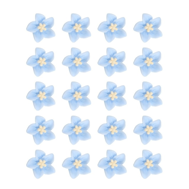 Ganga Única 20 Pcs Clips de Pelo de Flor Pequeña Clips de Pelo Mini Flor para Niñas Bonitos Mini Pinzas para el Cabello Accesorios para el Cabello Azul