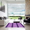 thumbnail image 6 of Ahgly Company Indoor Round Patterned Violet Purple Area Rugs, 7' Round, 6 of 6