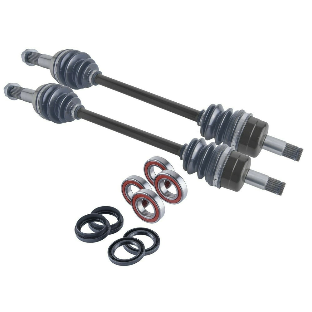 Yamaha Rhino front cv axles wheel bearings & seals set 700 2008 2009