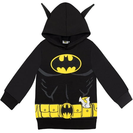 

DC Comics Justice League Batman Toddler Boys Hoodie Black 2T