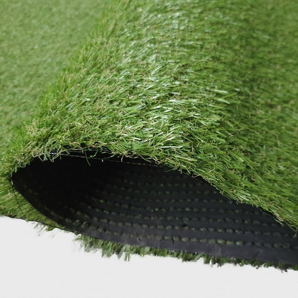 Pasto Artificial Denali Livingreen Césped Sintético 12 m2 Color Verde con Café 20mm de Espesor