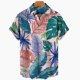 thumbnail image 3 of Camisas gráficas con sombras de palmeras para hombres, ropa con impresión 3D, camisas hawaianas de playa, blusas Y2K de manga corta, ropa vintage, blusa con solapa, 3 of 5