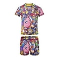 thumbnail image 5 of Kirby Boys Two Piece Rash Guard Swimsuits Kids Short Sleeve Swimwear Sets Bathing Suit, 5 of 7