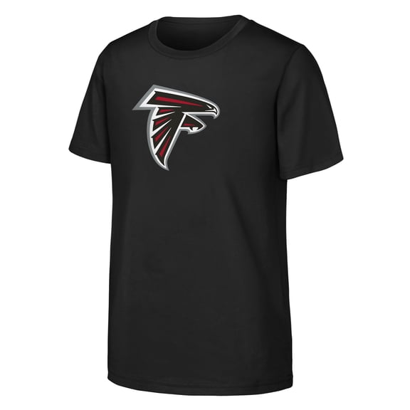 Youth Outerstuff Black Atlanta Falcons Primary Logo T-Shirt