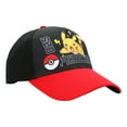 thumbnail image 4 of Pokémon Pikachu 025 Red Brim Kids Snapback Hat, 4 of 5