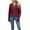 Wine, variant on Neewe Women's Fall Long Sleeve Tunic Tops for Leggings V Neck Button Casual Blouse Sweatshirt