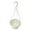 White, variant on Visland 4 Pieces Plastic Hanging Flower Plant Pots, Chain Basket Planter Holder, Round Hanging Planter Containers for Outdoor Indoor Plants, White (5.1"x 6"x 17")