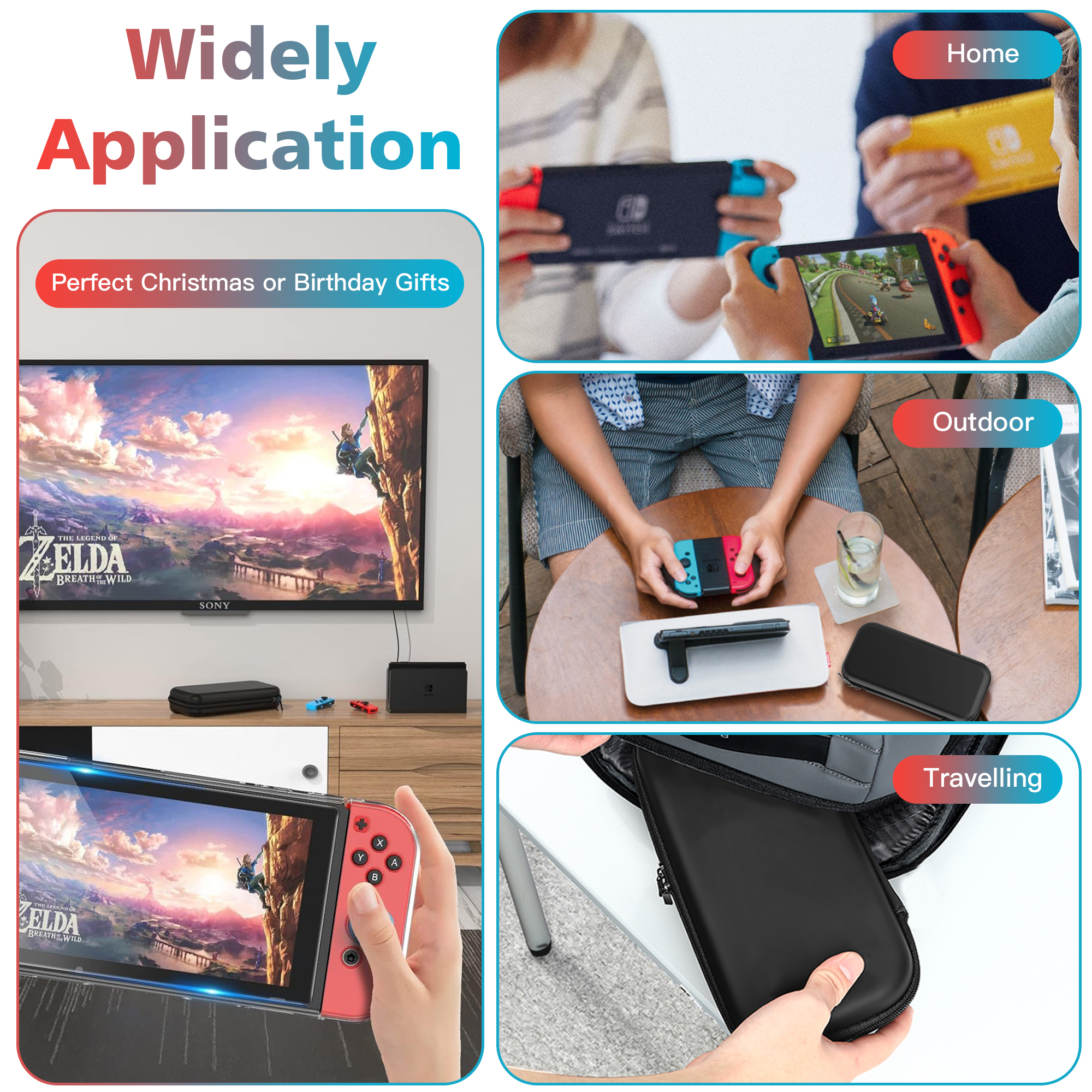 KIMHY Nintendo Switch 22-in-1 Accessory Kit photo 5