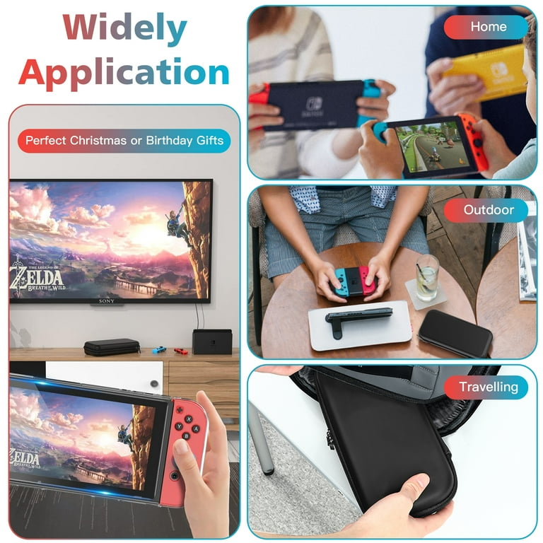 Nintendo Switch本体 ＋ ケース セット売り KIMHY Nintendo Switch Case, 20 in 1 Accessories Kit, Screen