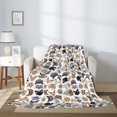thumbnail image 2 of Rateoe Cute Cats Pattern Flannel Throw Blanket, Ultra-soft Blanket for Bed, Couch, Car, Hypoallergenic Anti-pilling blanket-40"x30"(Vertical), 2 of 6