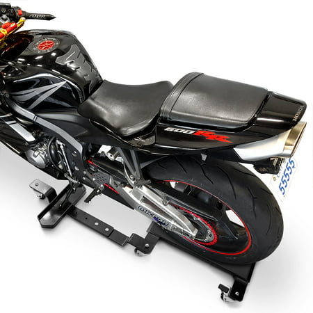 Venom Motorcycle Mover Dolly Cruiser Side Stand for Harley Davidson Dyna Glide Fat Bob Super