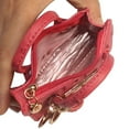 thumbnail image 4 of Monedero portátil con borlas de moda europea y americana, estuche para llaves con patrón de avestruz, mini bolso de mano, bolso de joyería para muñecas, 4 of 4