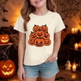thumbnail image 2 of boobe Halloween Shirts for Girls Cute Shirt Fall T-Shirt Graphic Tees Casual Short Sleeve Tops, 2 of 6