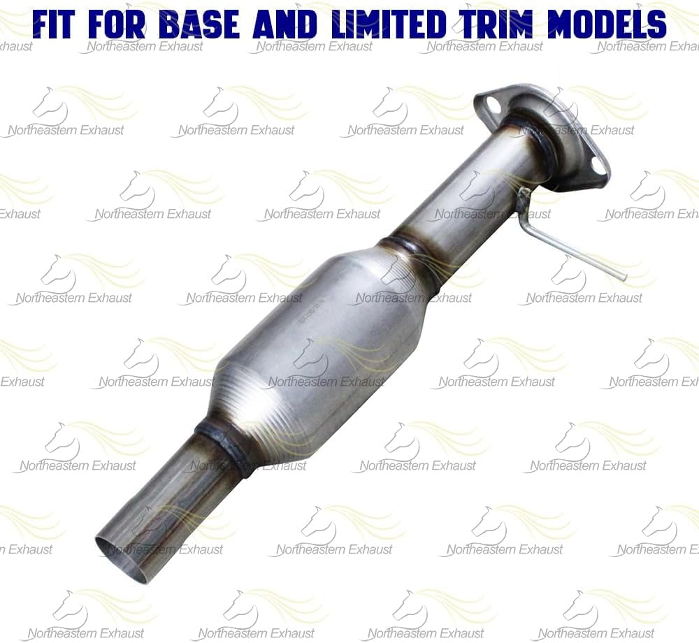 Northeastern Exhaust Catalytic, Muffler & Resonator Pipe Exhaust System Kit Fits 2004–2007 Toyota Highlander 3.3L SUV – Direct Fit with EPA-Approved