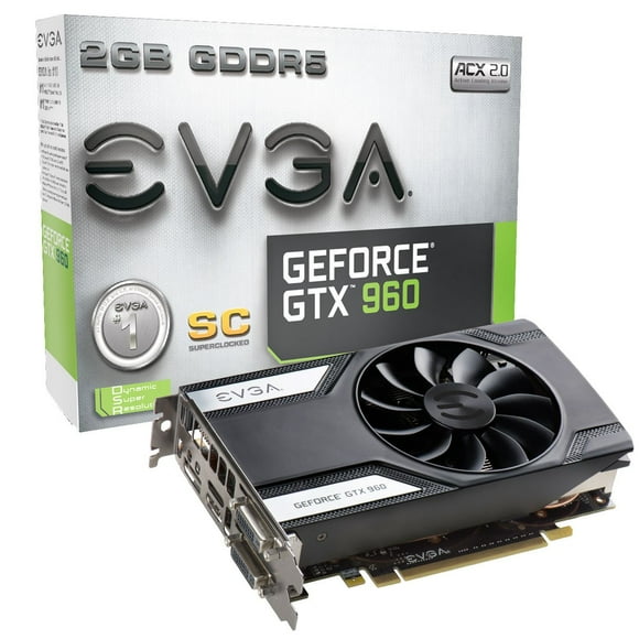 Tarjeta gráfica EVGA GeForce GTX 960 Superclocked 2GB GDDR5