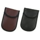 thumbnail image 5 of Estuche Protector de Señales de Cuero Impermeable Bolsod e Almacenamient Lves Monedas Trajetas Negro Baoblaze bolsa de seguridad de llavero, 5 of 8