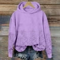 thumbnail image 2 of Gkeoshab Cardigan Sweaters for Women Women's Long Sleeve V-Neck Button Down Cardigan Knit Shrugs Sweater Purple M, 2 of 3