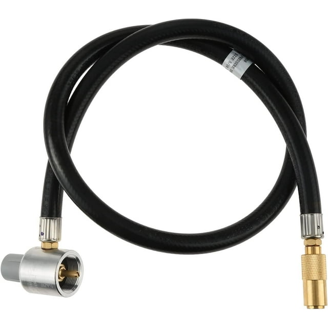 5430 Boyau d'Extension pour Régulateur de Propane 3 Pi, Régulateur de Propane avec Connecteur de Cylindre de 1 Lb, Compatible avec Old Coleman PowerPack, Réchaud de Propane de Table et Plus (Non Compatible avec le Gril Roadtrip)