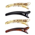 thumbnail image 4 of Minkissy 4Pcs Glossy Hair Barrettes Plastic Assorted Color Duckbill Style for Women, 4 of 6