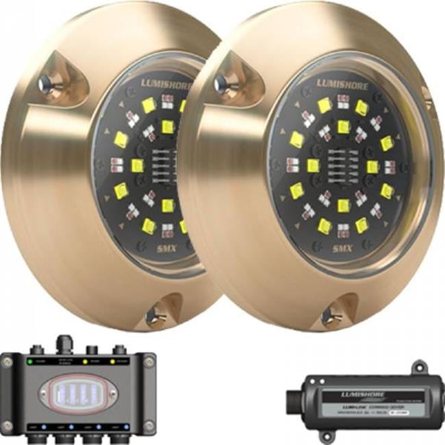 Lumishore 600423 SMX153 2 Light Set with Command Center