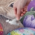 thumbnail image 5 of WOBOGO Easter Rabbit Purple Pattern Jigsaw Puzzle Challenge 500 Piece Jigsaw Suitable for Game Night Finished Size 20.5 x 14.9in, 5 of 8