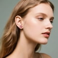 thumbnail image 5 of Independence Day Earrings Patriotic Red White Blue Dangle Flag Jewelry Lightweight USA Accessories 4th Of July Women's Fashion, 5 of 6