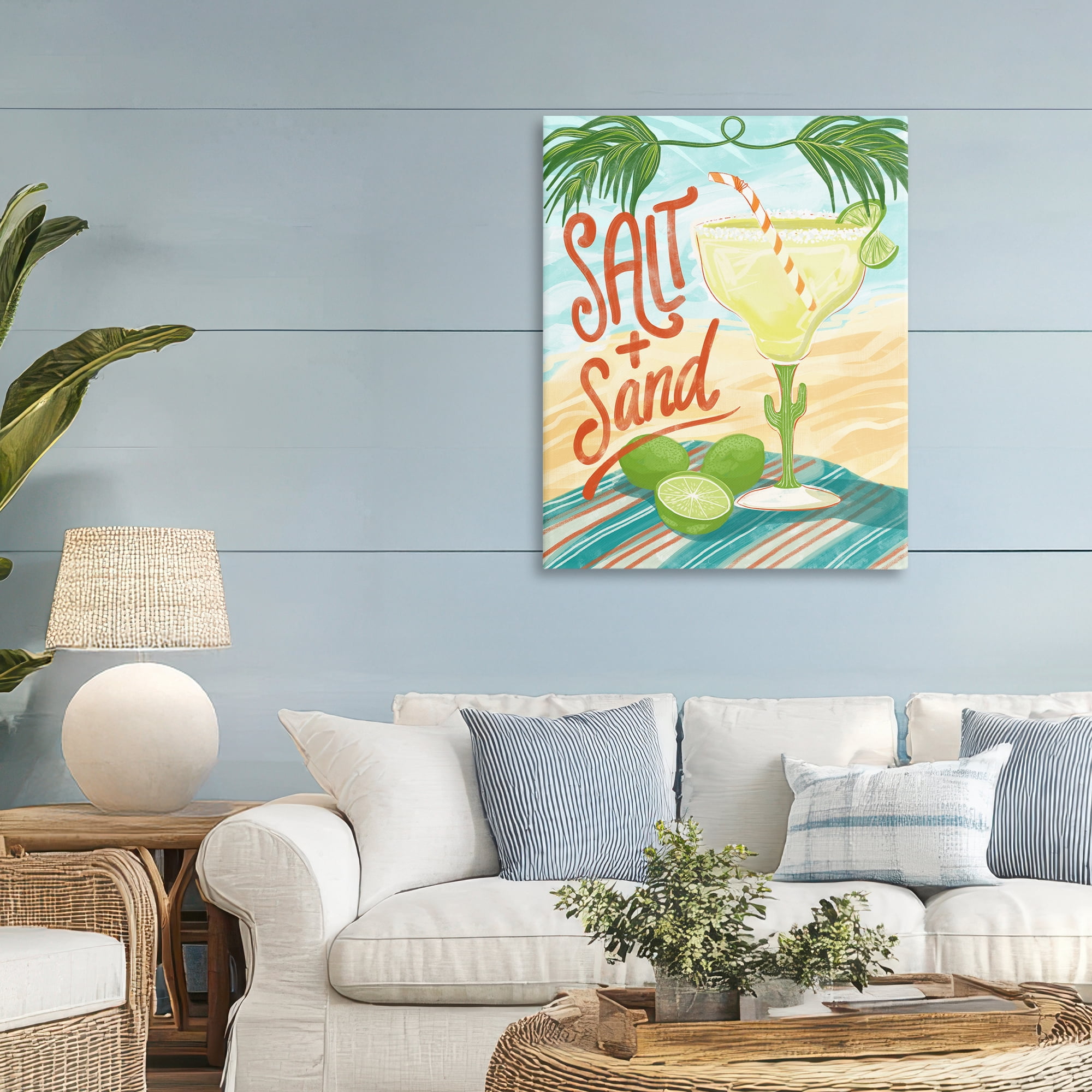 Stupell Industries Salt & Sand Margarita Canvas Wall Art, design by Connie Summers