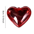 thumbnail image 3 of 3 Pack Valentine Hearts Plastic Filled Candy Box ,3.15 Inch Red Heart Shaped Fillable Hanging Ornament Container for Valentine Party Favor,Birthday,Wedding Supplies, 3 of 6