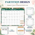 thumbnail image 5 of Wall Calendar 2027, Jan 2027-Dec 2027 Hanging Calendar, 12-Month Monthly Calendar with Twin-Wire Binding for Office Home Planning and Organization, 5 of 10