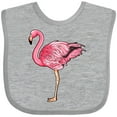 thumbnail image 3 of Inktastic Pink Flamingo Boys or Girls Baby Bib, 3 of 4
