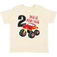 thumbnail image 3 of Inktastic Monster Truck How I Roll 2nd Birthday Boys Toddler T-Shirt, 3 of 5