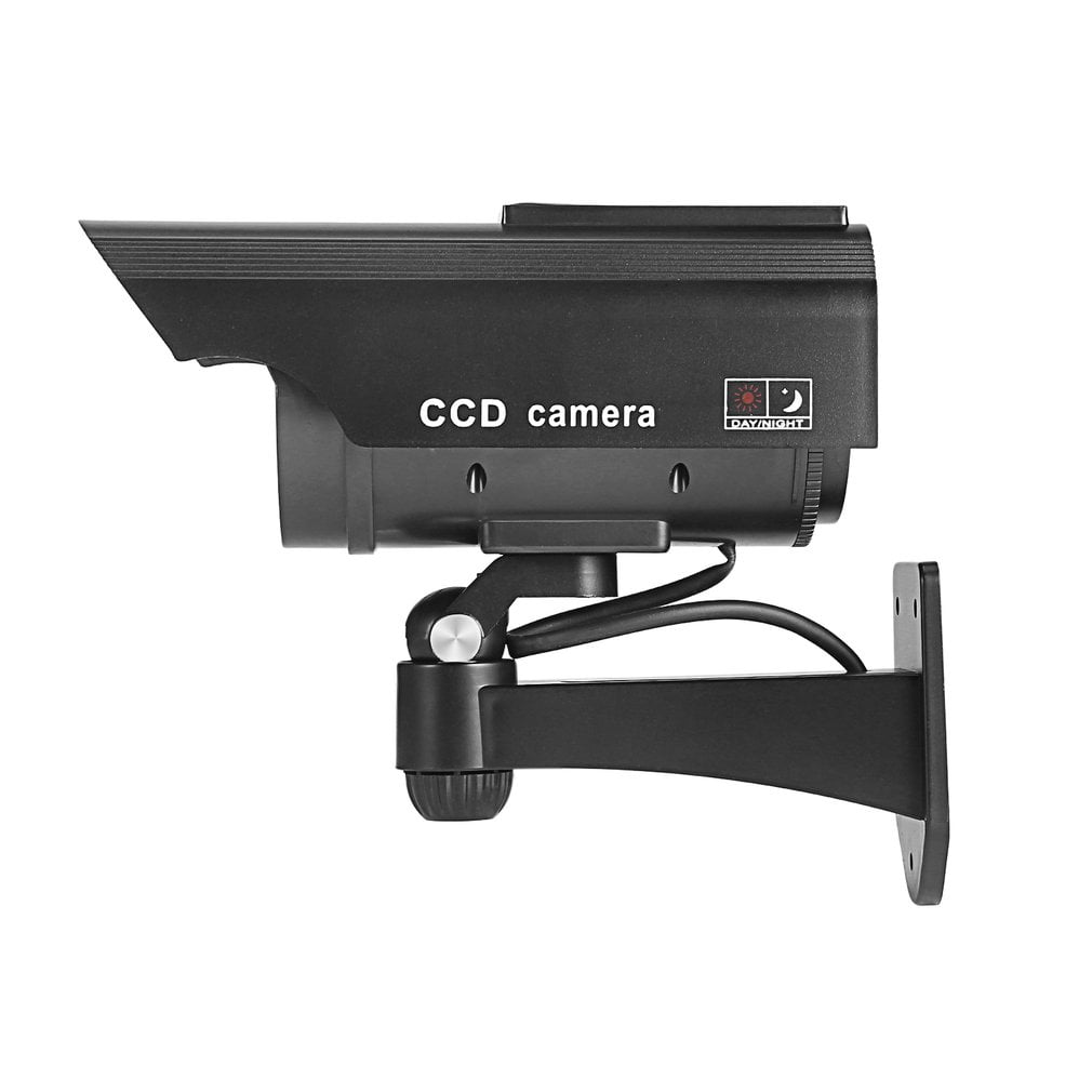 Dummy Solar Powered Camera Fake Camera Flashing Led Red Light Camera