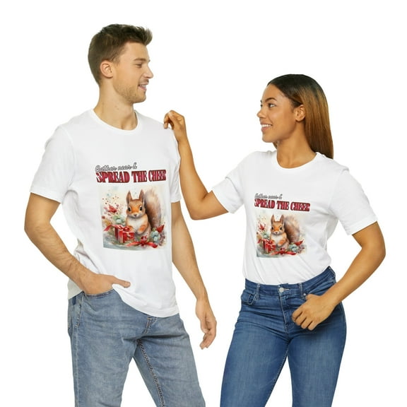 Christmas Unisex Jersey Short Sleeve Tee Gather Near and Spread The Cheer