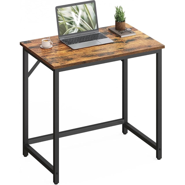 Escritorio para Computadora, Mesa de Oficina Industrial para Home Office, Estructura de Metal, Fácil de Armar, 50 x 100 x 76 cm, MLWD041K01V1