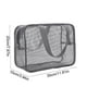thumbnail image 3 of pstuiky Bolsa de malla para lavado organizador de almacenamiento portátil bolsa de baño para llevar a mano bolsa de playa de malla de poliéster bolsa de lavado grande, 3 of 6