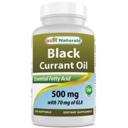 Best Naturals Black Currant Oil 500 Mg with 70 Mg of GLA 100 Softgels