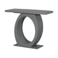 thumbnail image 2 of Modern Egg-Shaped Side Table with Reinforced Base, Grey, 2 of 7