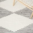 thumbnail image 6 of SAFAVIEH Kilim Adams Diamond Cotton Area Rug, Navy/Ivory, 6' x 9', 6 of 8