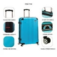 thumbnail image 4 of Rockland F190-MINT Ensemble de Valises Verticales en Abs Soniques - Mint, 3 Pcs, 4 of 7