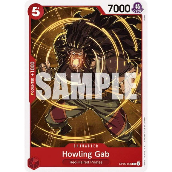 One Piece Emperors in the New World Common Howling Gab OP09-006