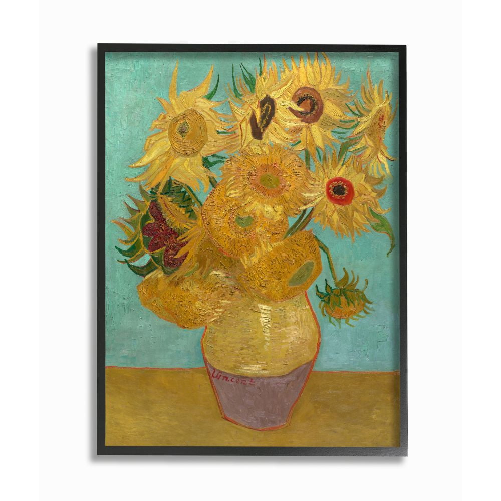 Van Gogh Vase Set DESIGN Painting Print Canvas Painting Frame Home Furnishings 