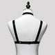 thumbnail image 5 of Arnés elástico de para mujer, Halter, cuerpo gótico debajo del busto # 4 + Pantalones elásticos de para mujer, bajo el busto gótico, jinwen Arnés sujetador, 5 of 8